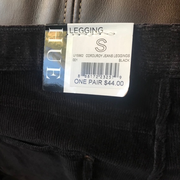HUE Corduroy Jeans Leggings | Size Medium - Picture 4 of 9